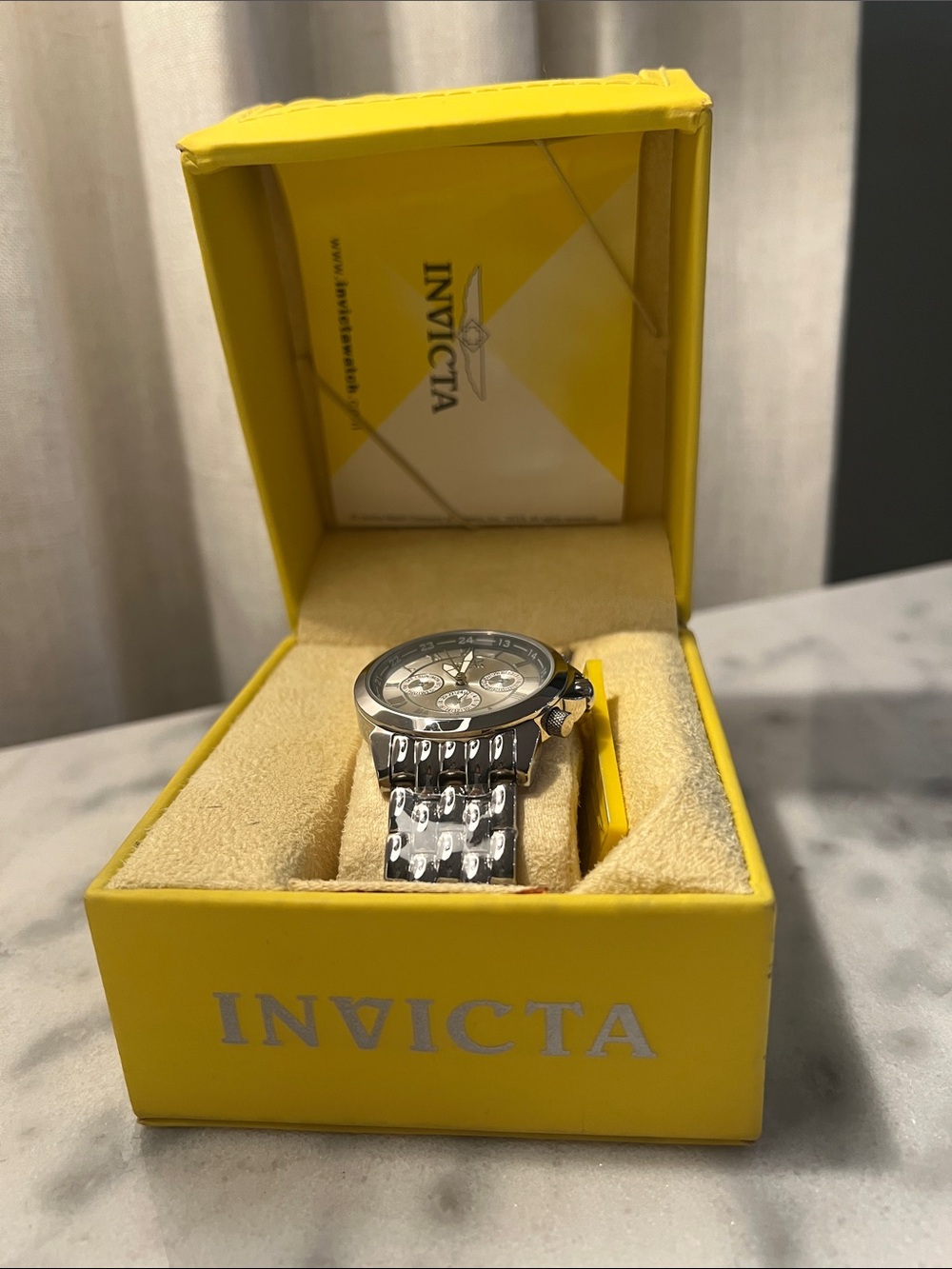 NEW Invicta 2875 Watch Silver & Gold - Picture 6 of 7